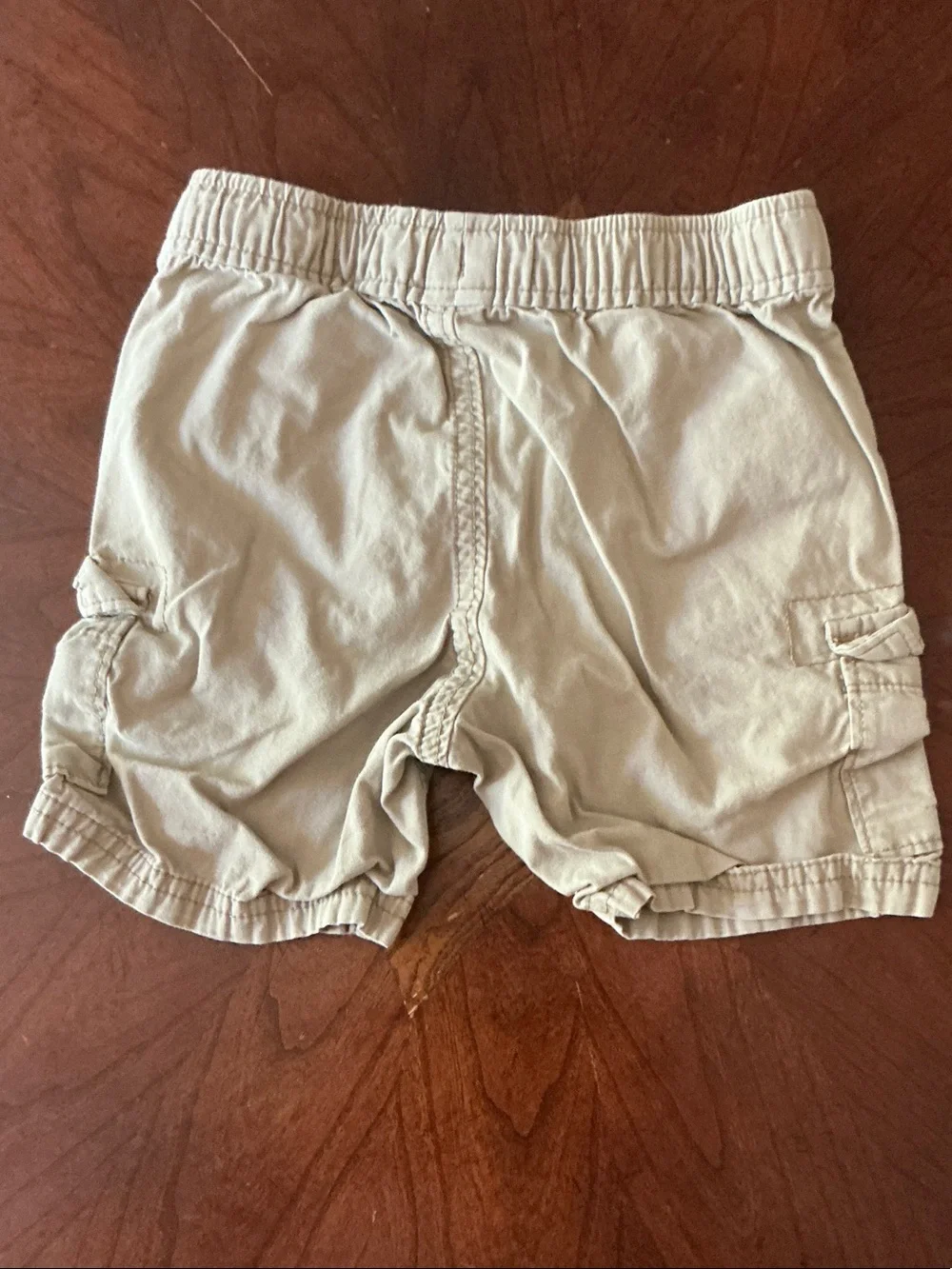 Kids Cargo Shorts - Cream Toddler Bottoms